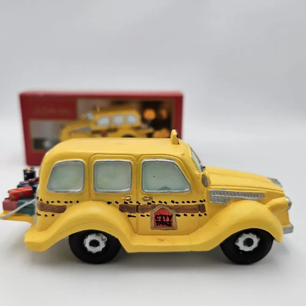 The Village Collection St Nicholas Square City Taxi‎ Vintage Christmas